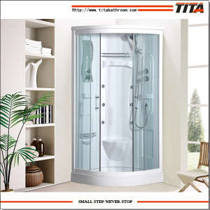 White Acrylic Back Shower Cabin Alps-B