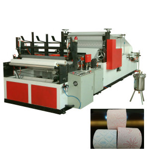 Fully Automatic Colored Embossing Toilet Paper Laminating Machine