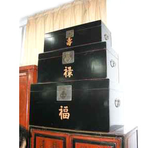 Asian Antique Furniture--Chinese Antique Box, Chest & Trunks